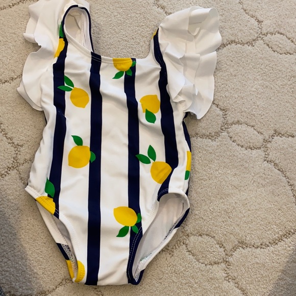 Janie and Jack Lemon swimsuit - Picture 1 of 3